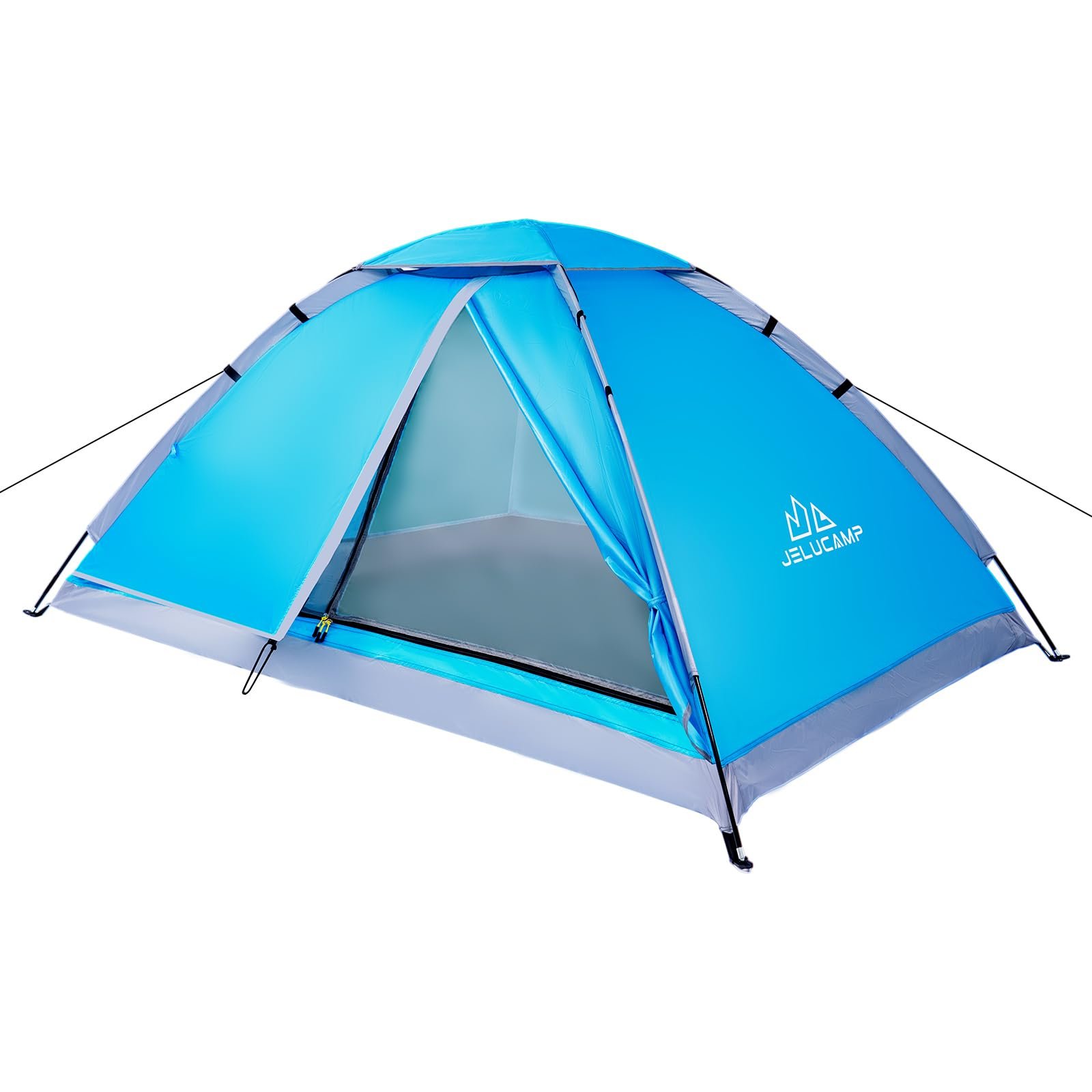 2 Person Camping Tent with Rain Fly and Carrying Bag - Lightweight Outdoor Tent 