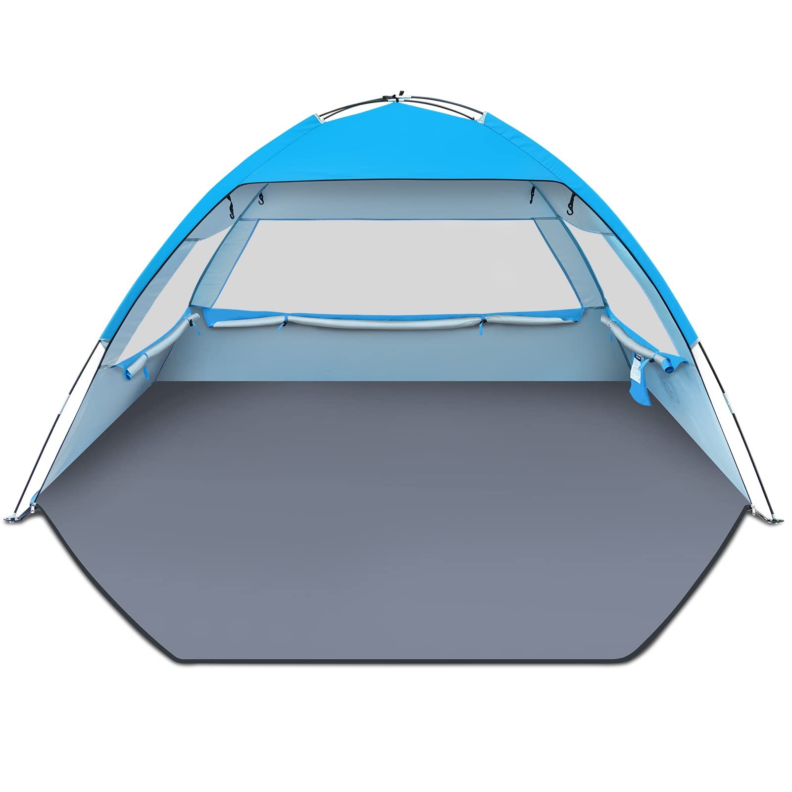 Gorich Beach Tent Sun Shelter for 3/4-5/6-7/8-10 Person with UPF 50+ UV Protecti