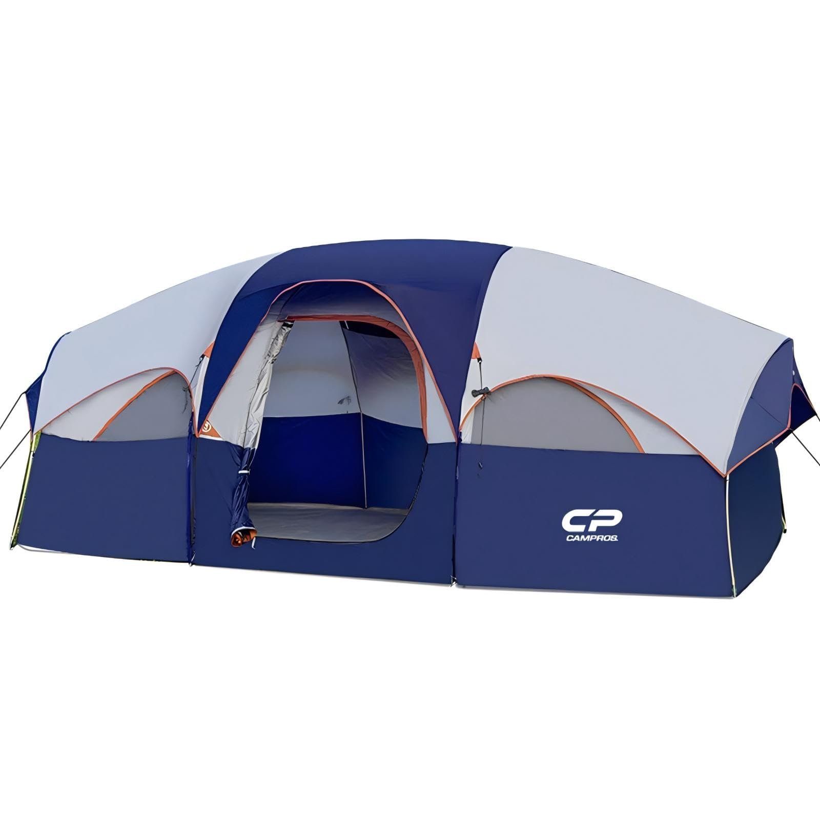 CAMPROS CP Tent 8 Person Camping Tents, Weather Resistant Family Tent, 5 Large M