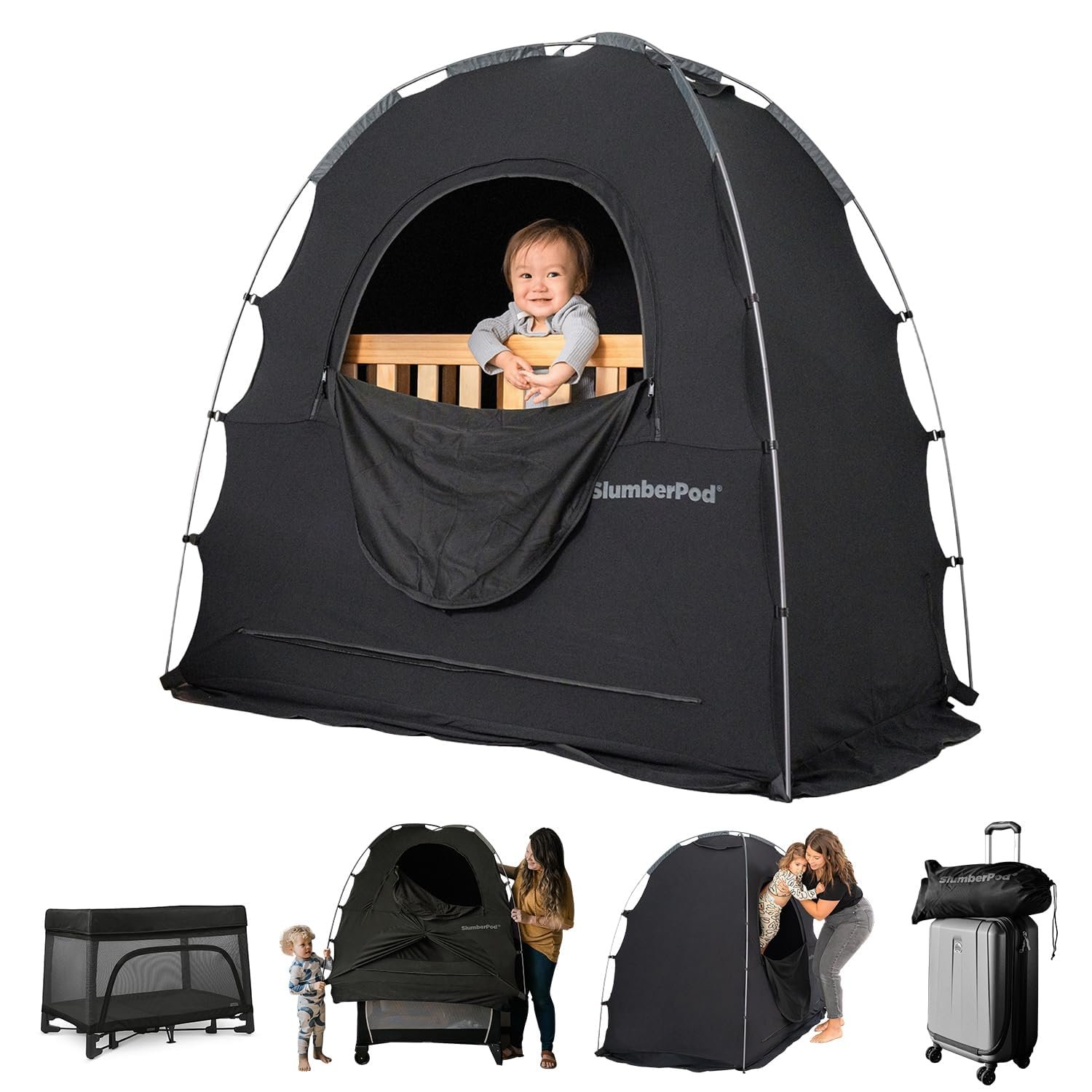 SlumberPod The Original Blackout Sleep Tent Travel Essential for Babies and Todd