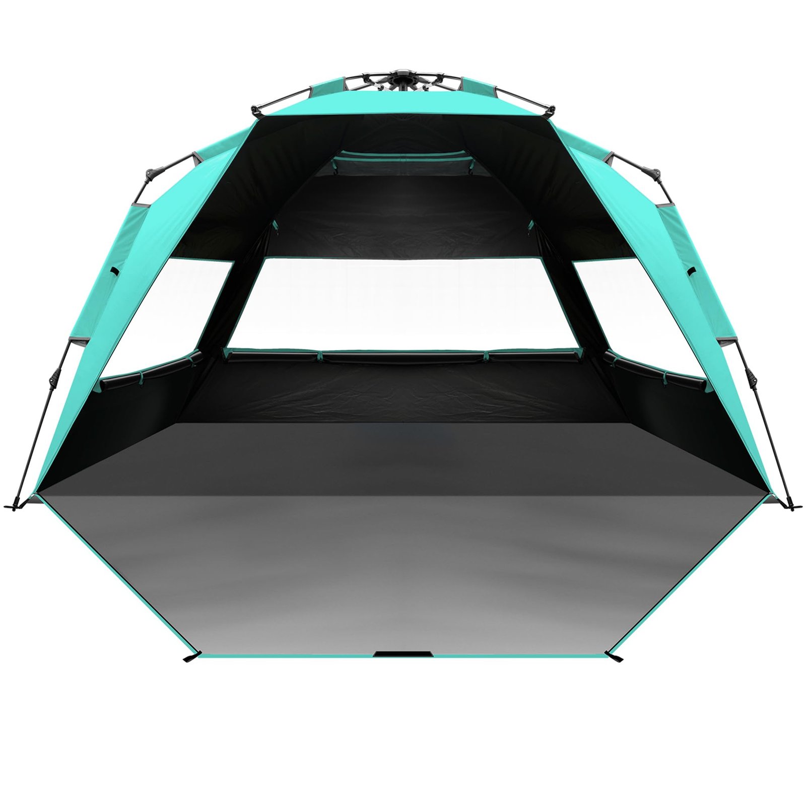 OutdoorMaster Beach Tent with Blackout Shelter Technology, Portable Sun Shade Sh