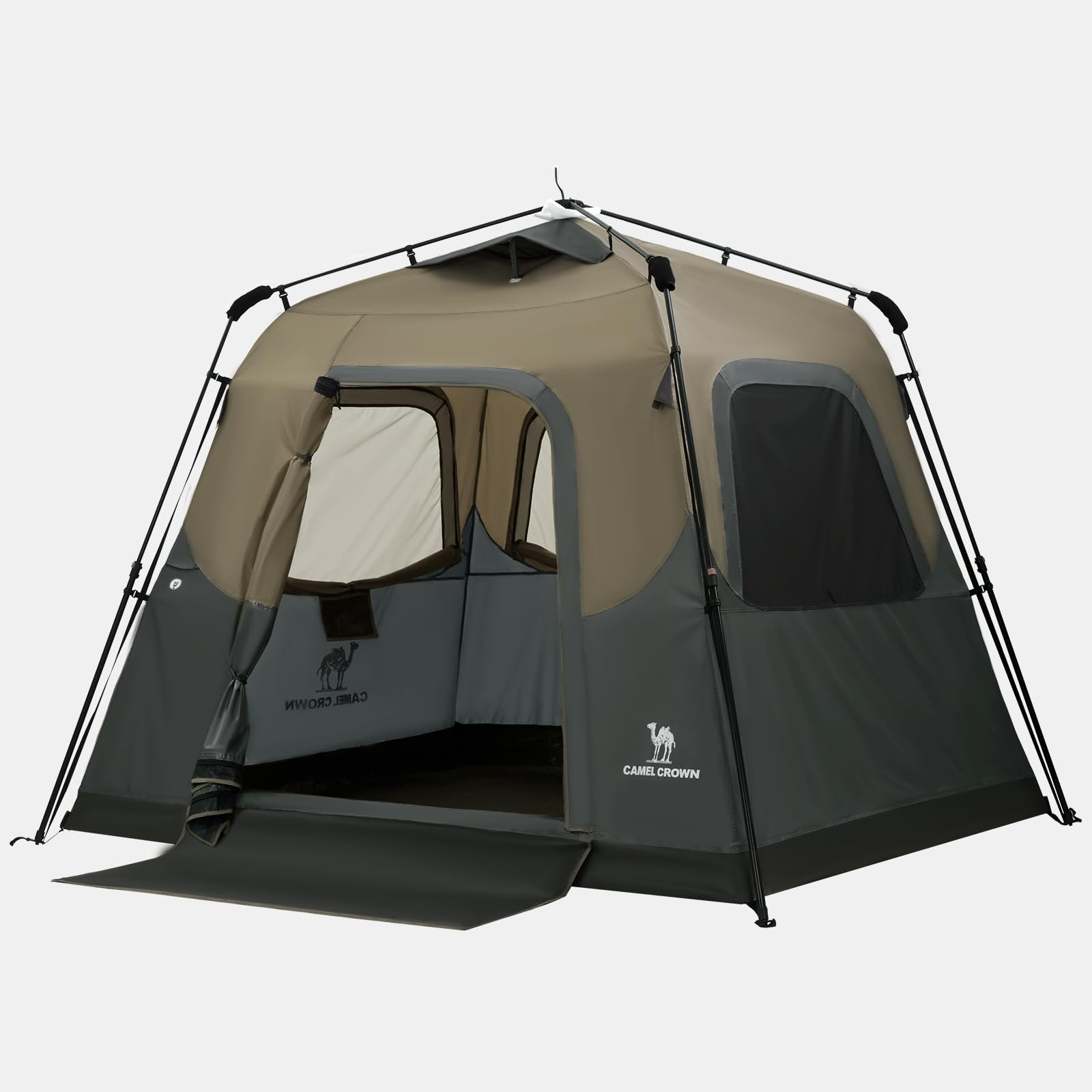 CAMEL CROWN Instant Tents for Camping 4-6 Person Tent Waterproof Easy Setup Sets