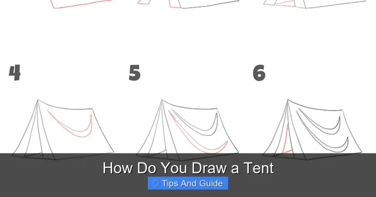 How Do You Draw a Tent