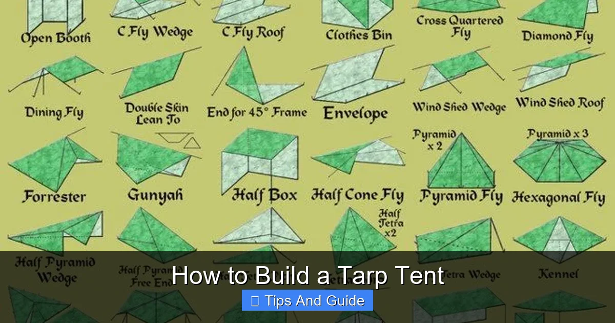 How to Build a Tarp Tent