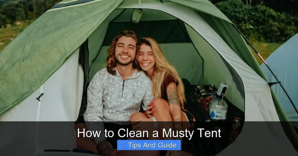 How to Clean a Musty Tent