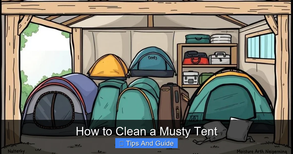 How to Clean a Musty Tent