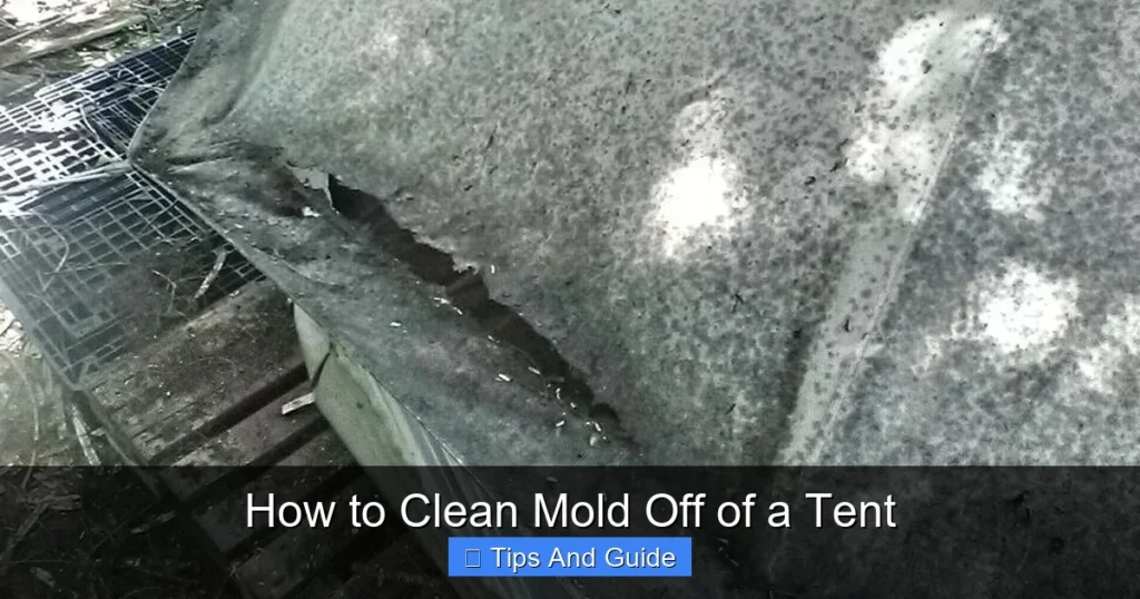 How to Clean Mold Off of a Tent