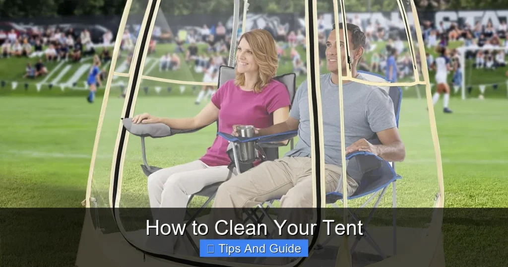 How to Clean Your Tent