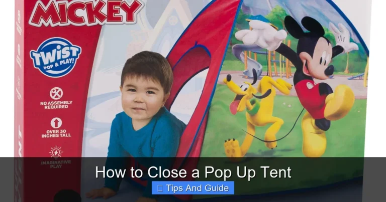 How to Close a Pop Up Tent