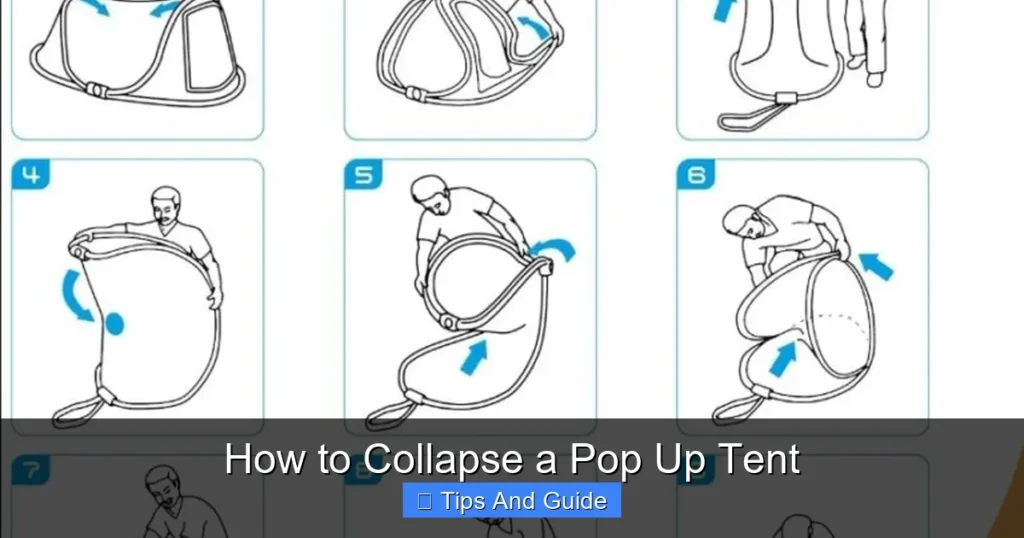 How to Collapse a Pop Up Tent
