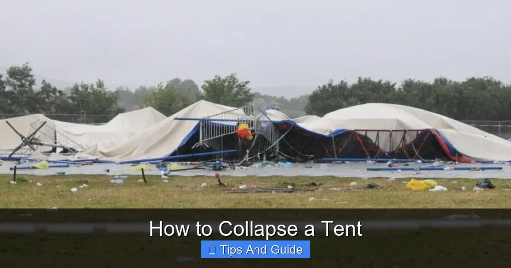 How to Collapse a Tent
