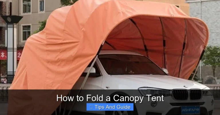 How to Fold a Canopy Tent