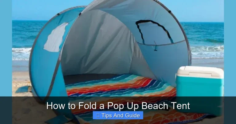 How to Fold a Pop Up Beach Tent