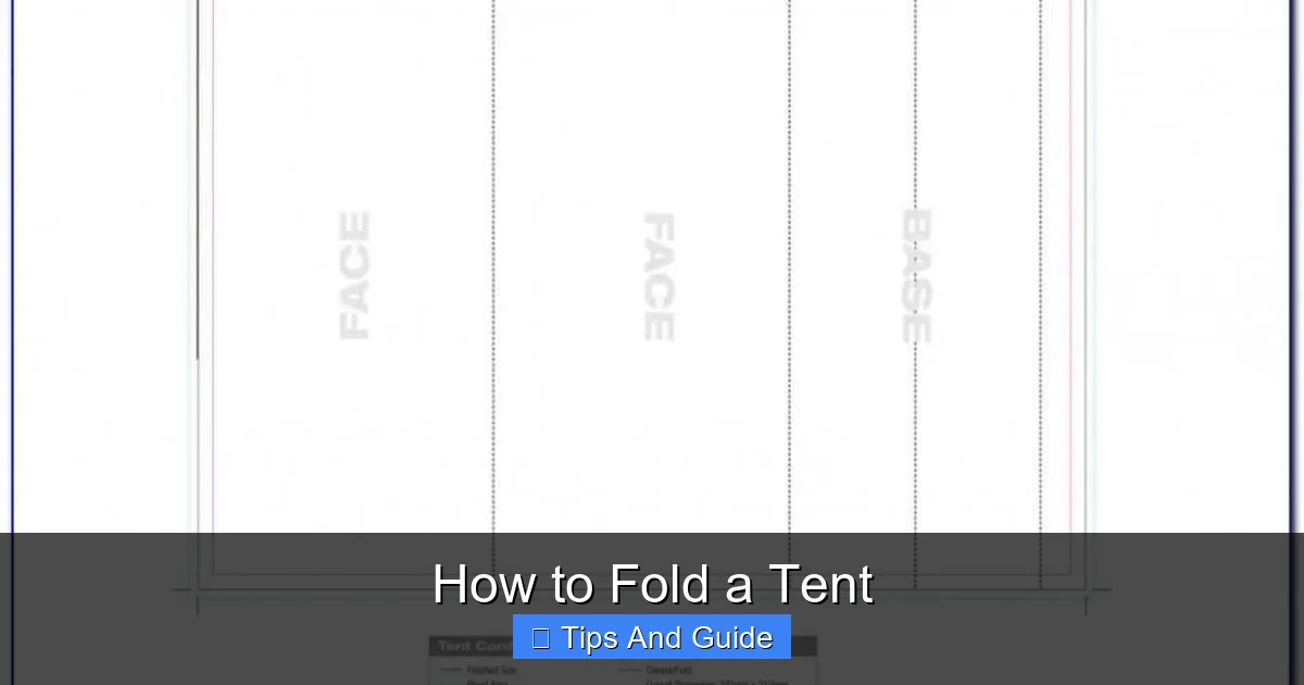 How to Fold a Tent