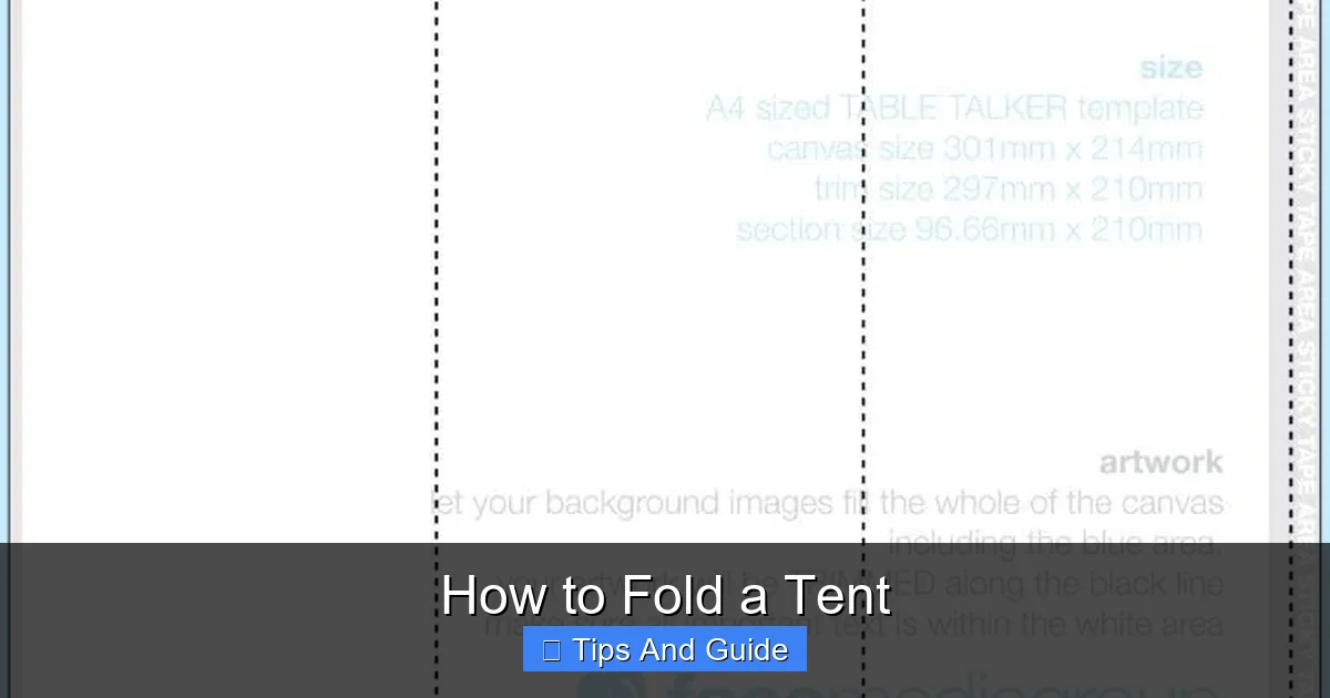 How to Fold a Tent