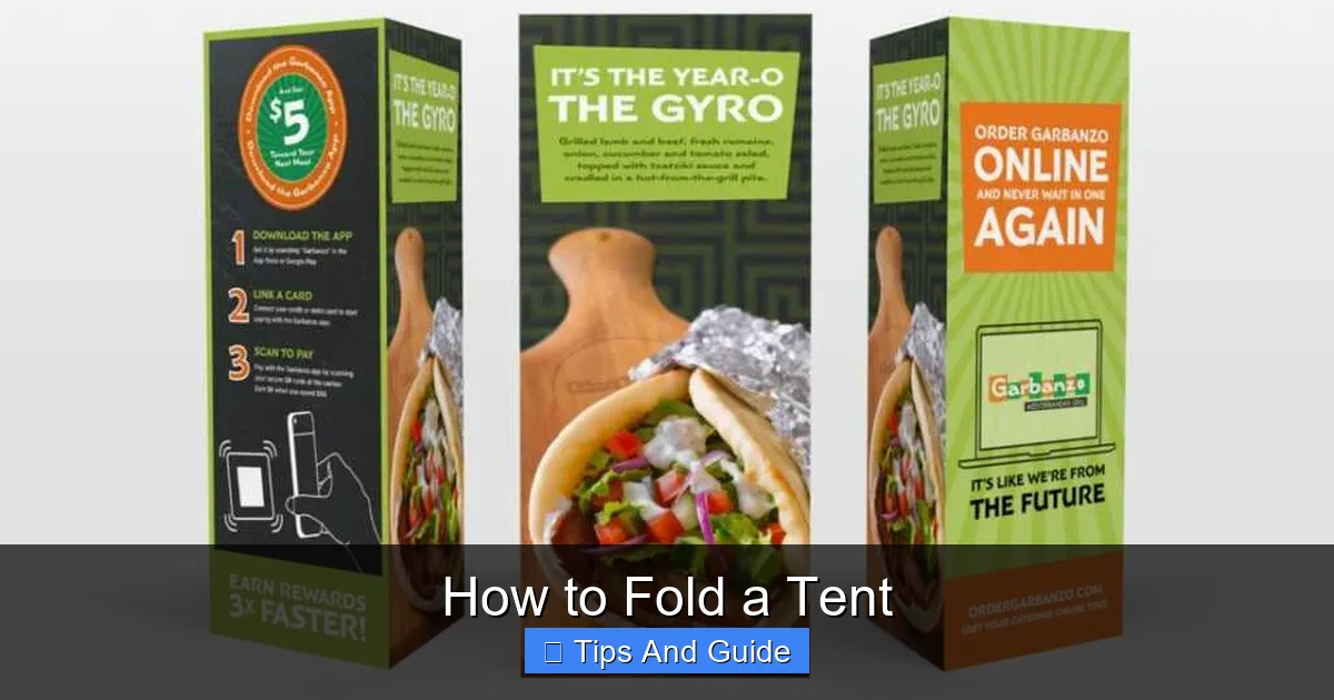 How to Fold a Tent