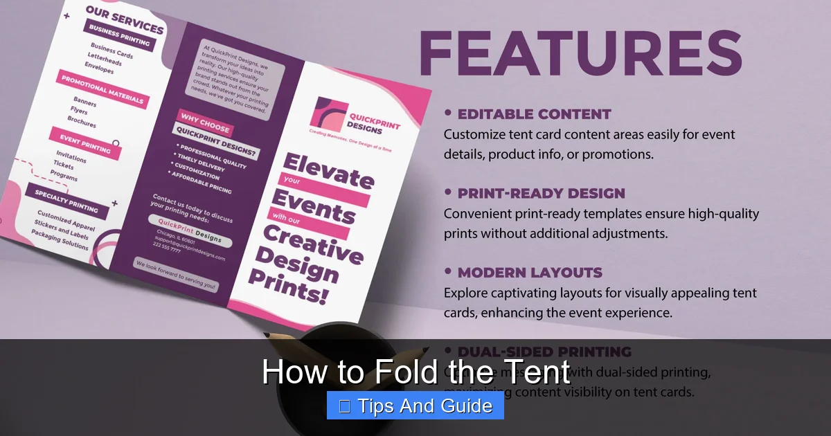 How to Fold the Tent