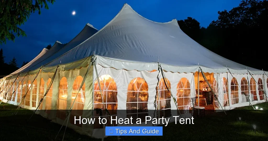 How to Heat a Party Tent How to Heat a Party Tent