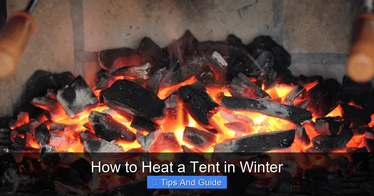How to Heat a Tent in Winter