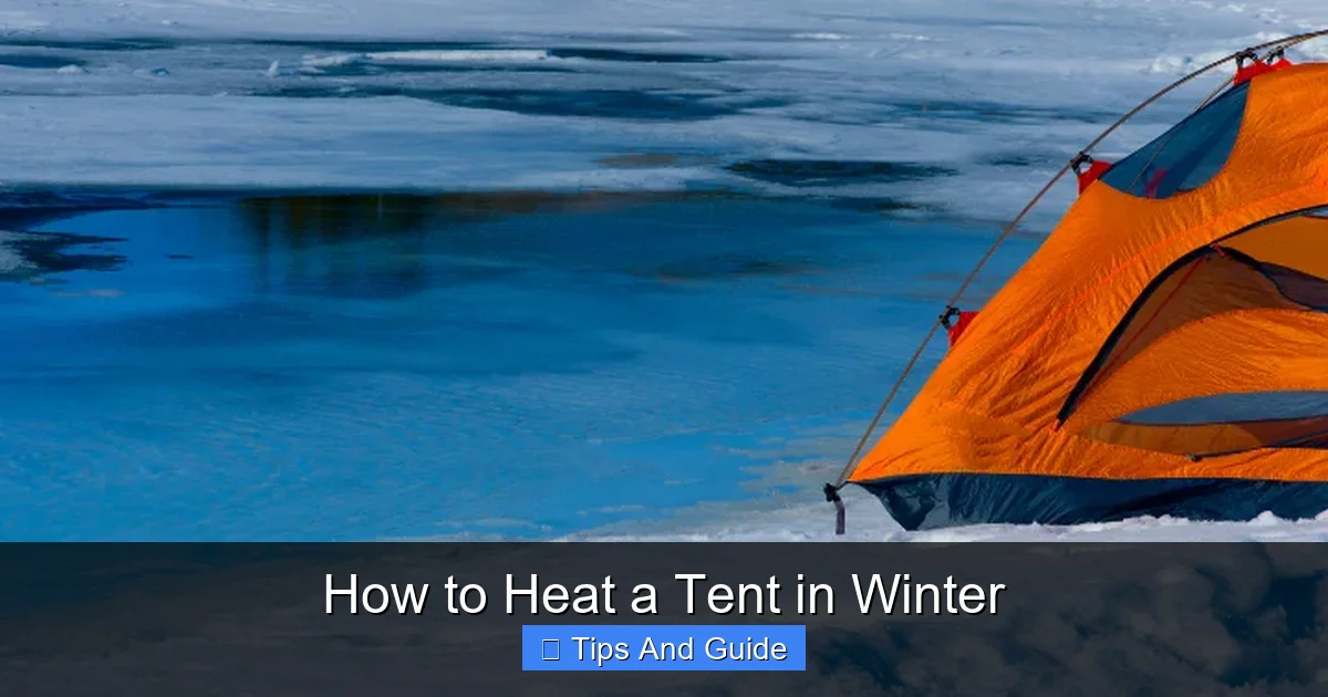 How to Heat a Tent in Winter