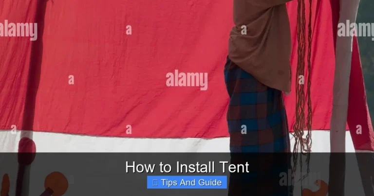 How to Install Tent