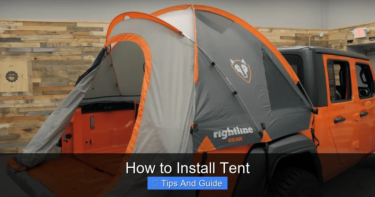 How to Install Tent