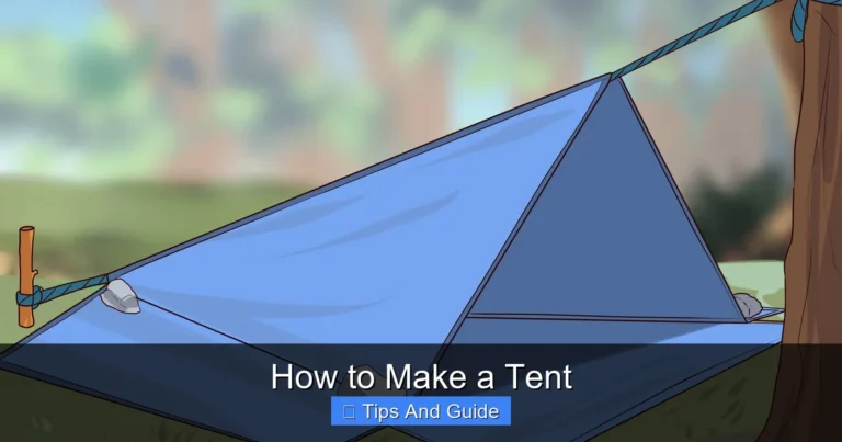 How to Make a Tent