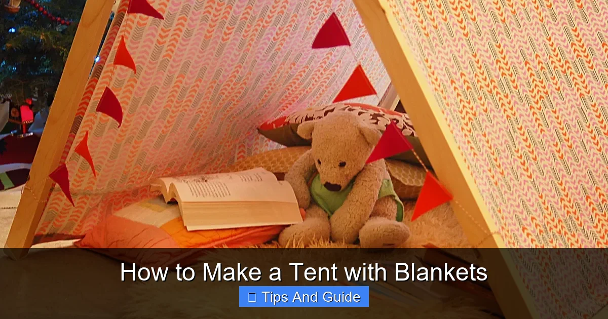 How to Make a Tent with Blankets