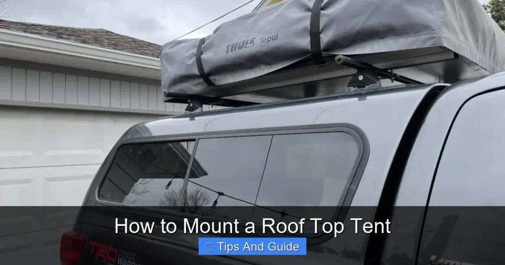 How to Mount a Roof Top Tent
