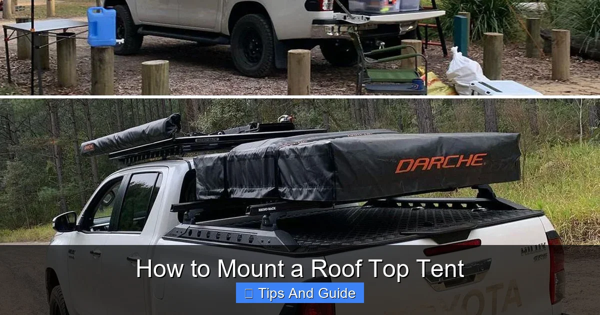 How to Mount a Roof Top Tent