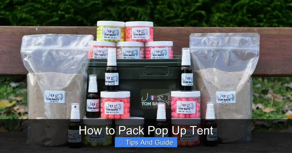 How to Pack Pop Up Tent