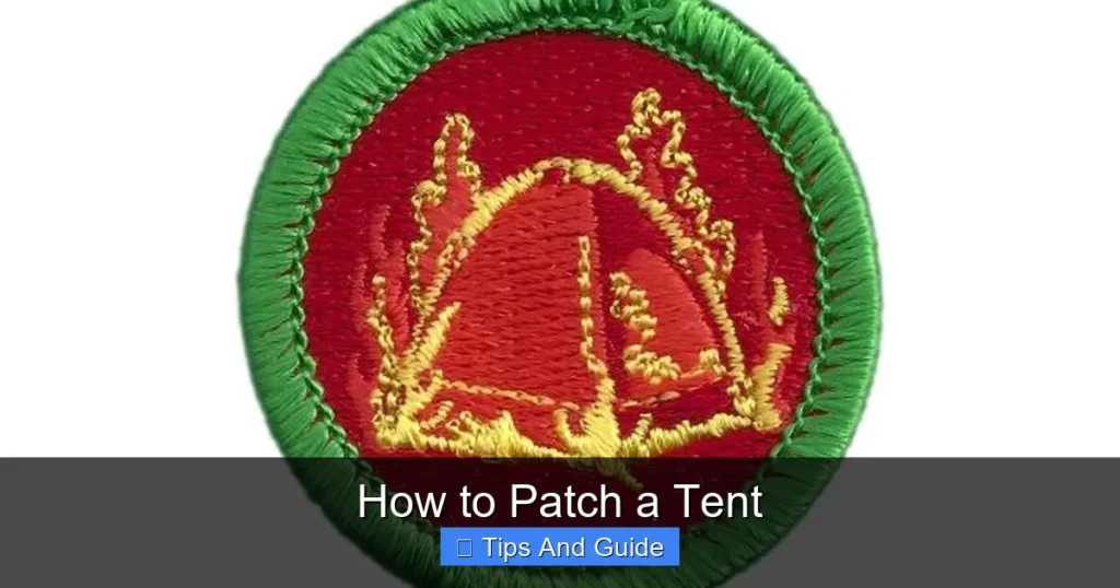 How to Patch a Tent