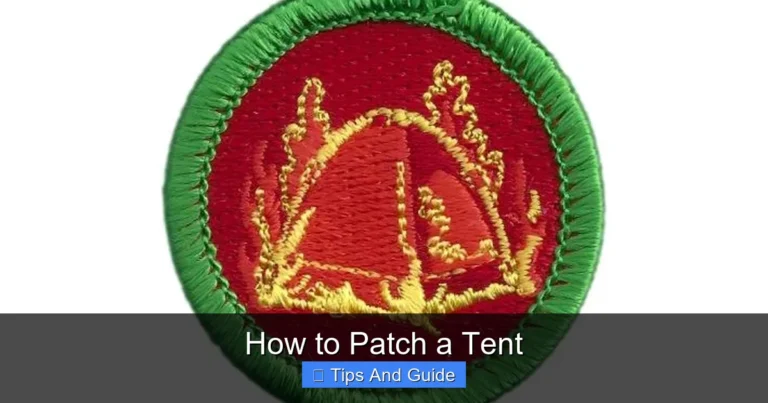 How to Patch a Tent