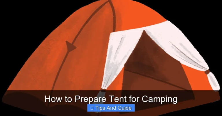 How to Prepare Tent for Camping
