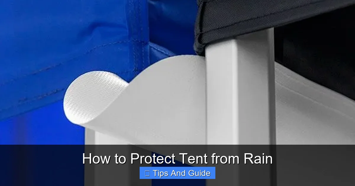 How to Protect Tent from Rain