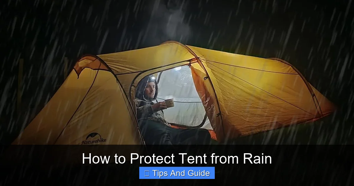 How to Protect Tent from Rain