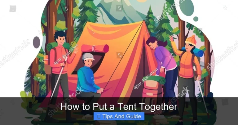 How to Put a Tent Together