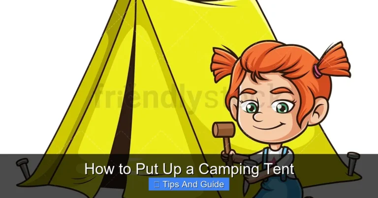 How to Put Up a Camping Tent