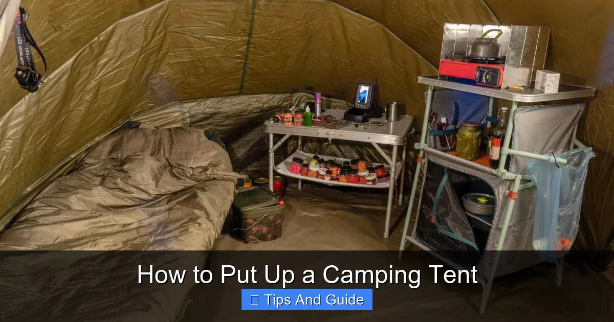 How to Put Up a Camping Tent