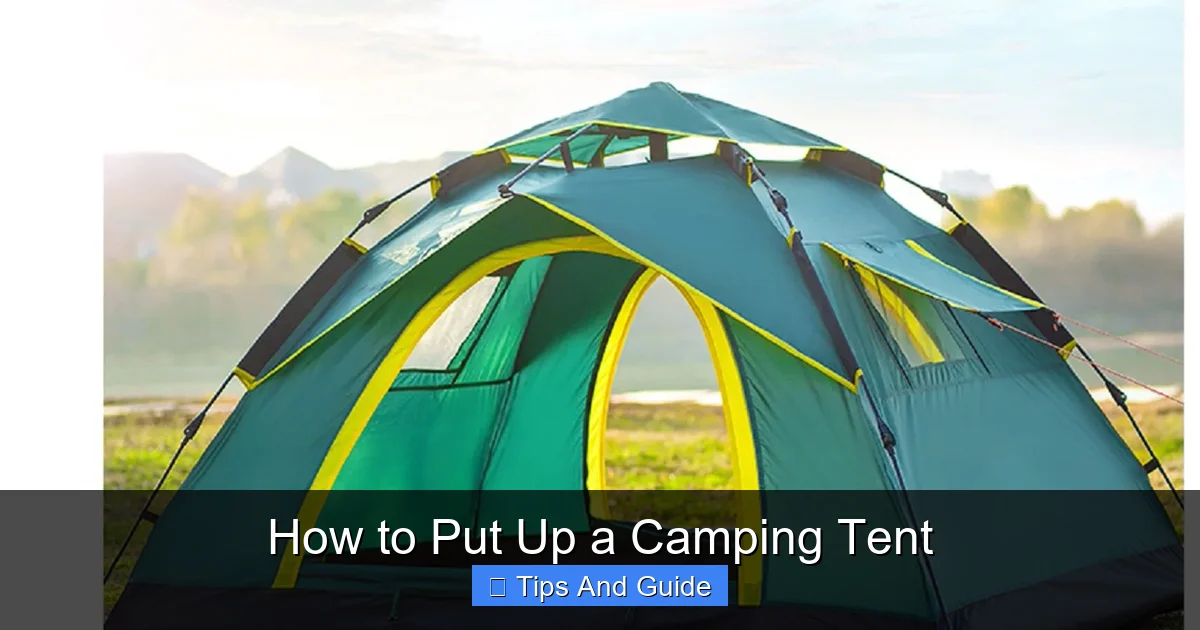 How to Put Up a Camping Tent