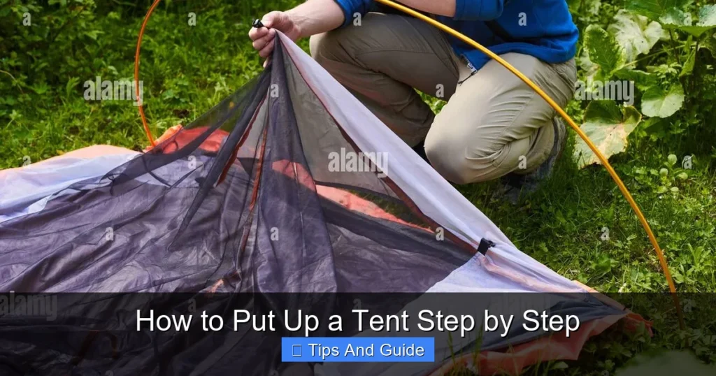 How to Put Up a Tent Step by Step
