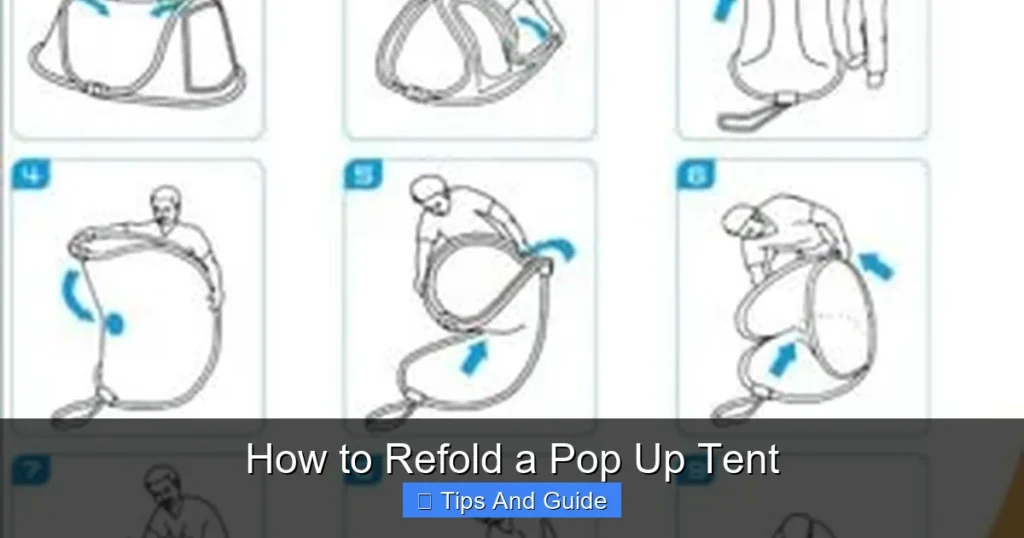 How to Refold a Pop Up Tent
