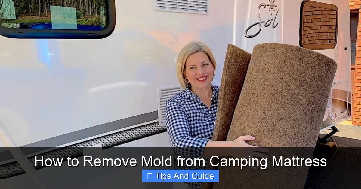 How to Remove Mold from Camping Mattress