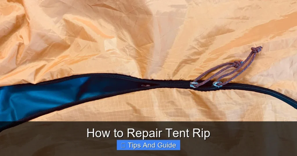 How to Repair Tent Rip
