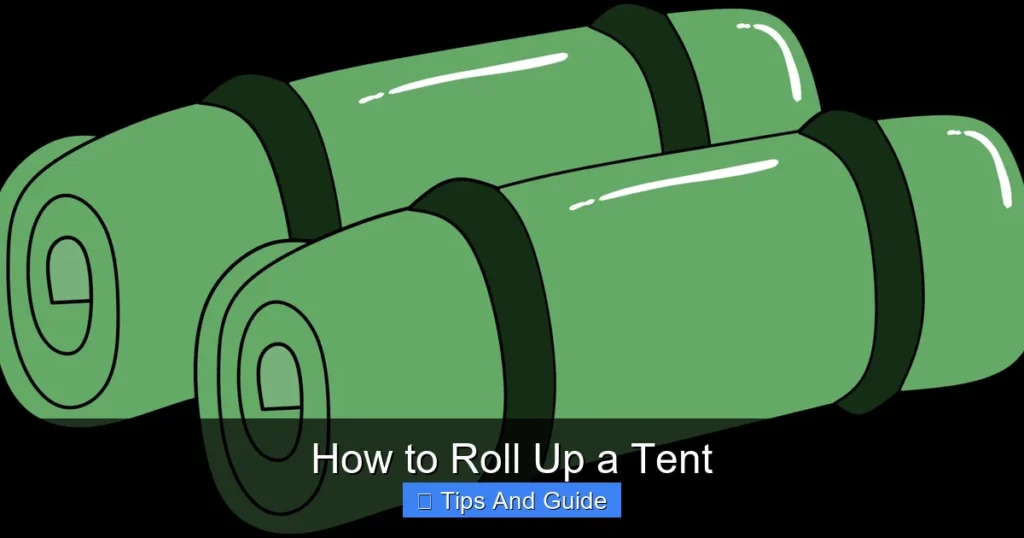 How to Roll Up a Tent
