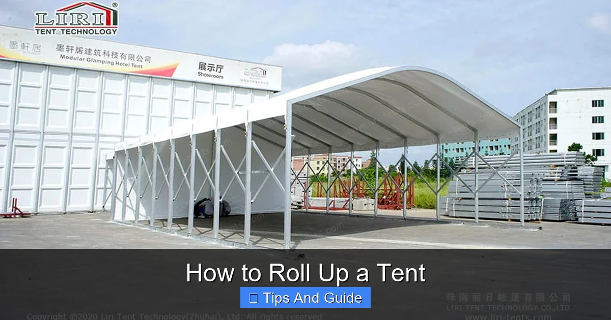 How to Roll Up a Tent