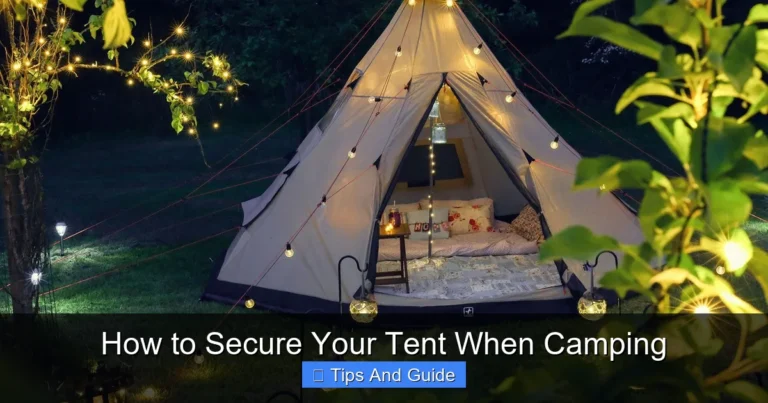 How to Secure Your Tent When Camping