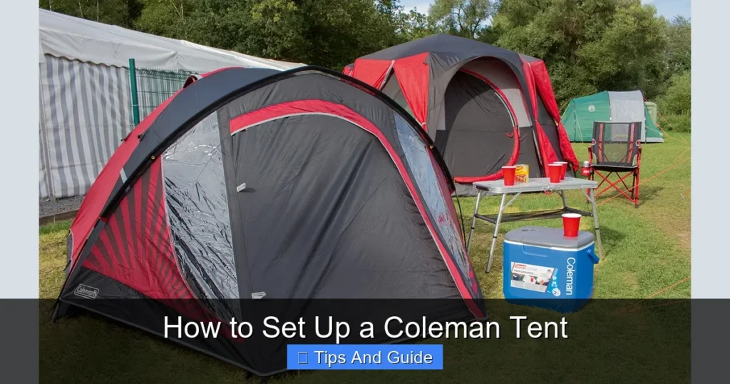 How to Set Up a Coleman Tent
