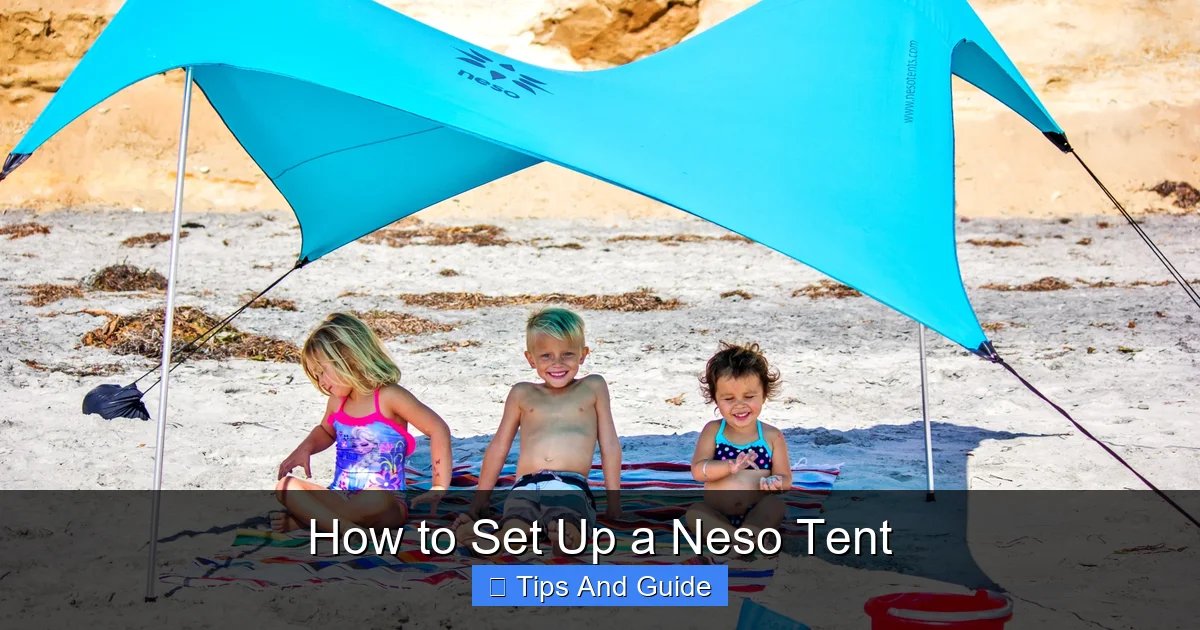 How to Set Up a Neso Tent