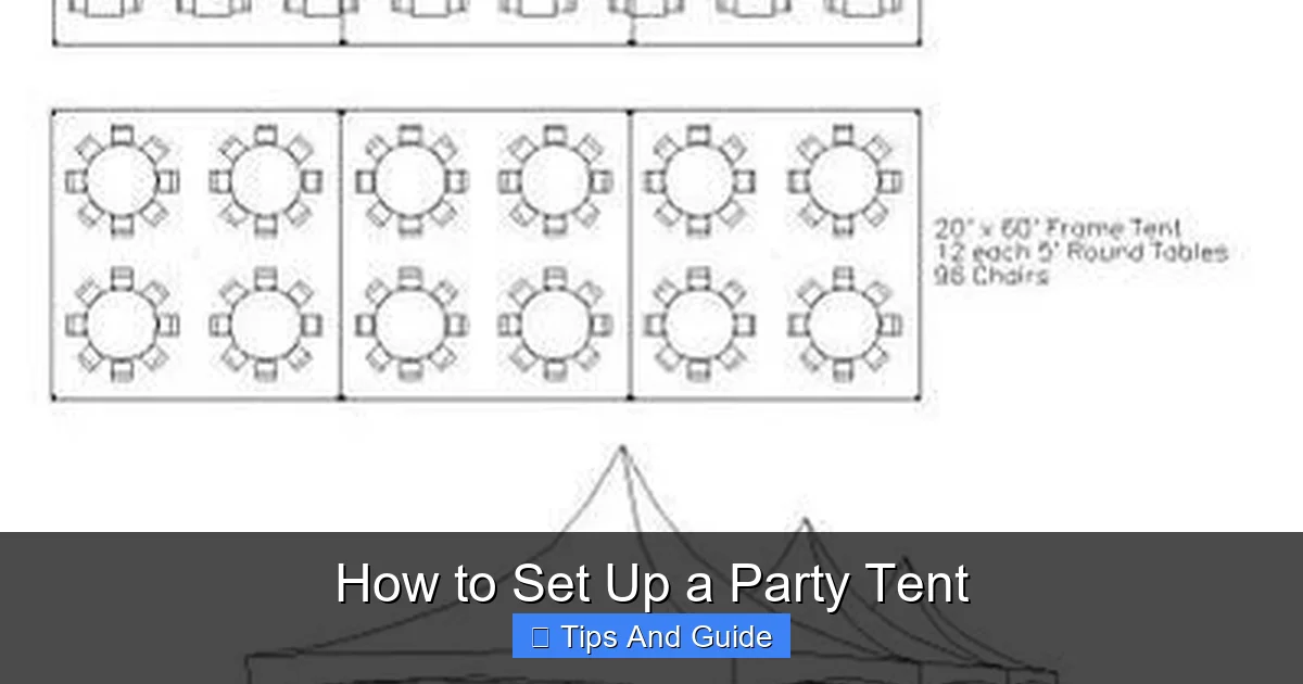 How to Set Up a Party Tent